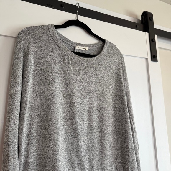 RAG & BONE Gray Long‎ Sleeve Pullover Top Size Small - Picture 2 of 6